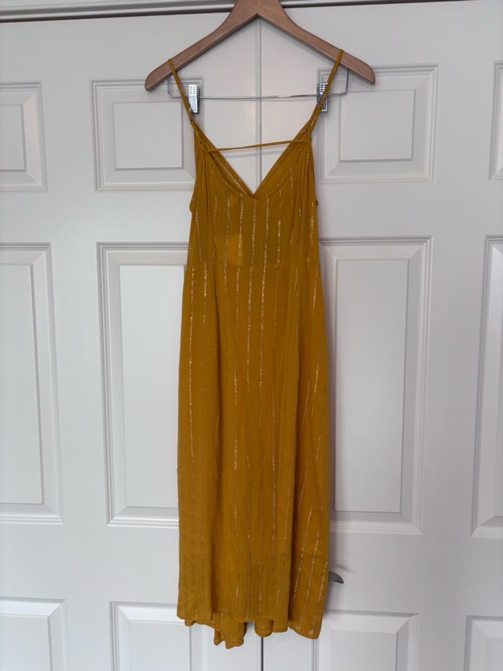 Yellow Gold-Thread Dress- S - Picture 3 of 7